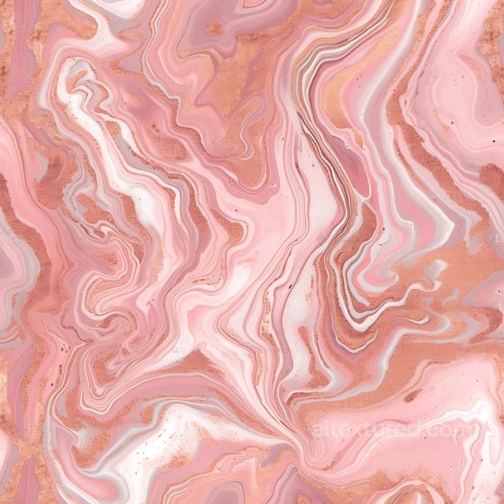 Blush Pink Marble Texture Featuring Polished Surface with Copper Swirls Marble texture preview