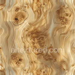 seamless Seamless 3D PBR Texture of Light Burl Wood with Knots and Swirling Grain texture 8k free download PBR
