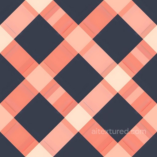 Seamless 3D Copper Metal PBR Texture with Plaid Pattern and Matte Finish texture preview