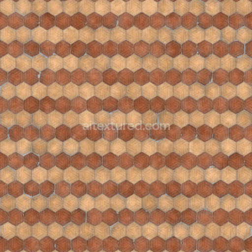 Tiles Hexagonal Wood Seamless Pattern Natural Textured Warm Decorative Flooring