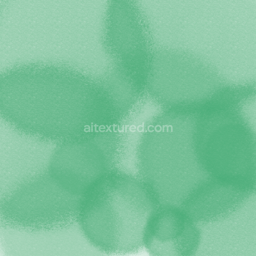 Seamless 3D PBR Soft Green Watercolor Texture with Subtle Blotches