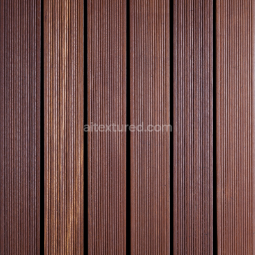PBR Wood Plank Texture Featuring Grooved Decking Surface