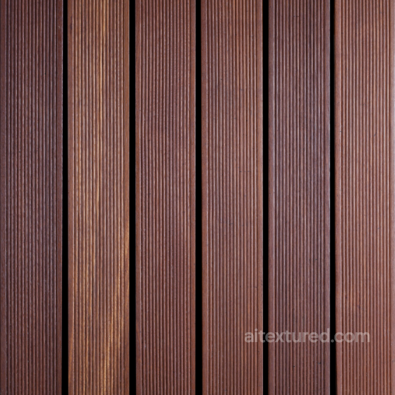 PBR Wood Plank Texture Featuring Grooved Decking Surface Wood texture preview