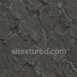 seamless Seamless 3d texture PBR 8k flint dark rough fractured stone surface texture 8k free download PBR