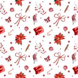 Pattern Bundle - Seamless 3D PBR Christmas Pattern Texture Featuring Festive Holiday Motifs texture preview
