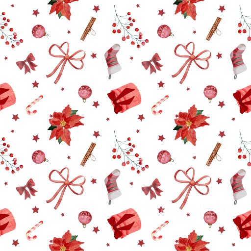 Christmas Pattern Texture Featuring Festive Holiday Motifs seamless Pattern Bundle PBR texture