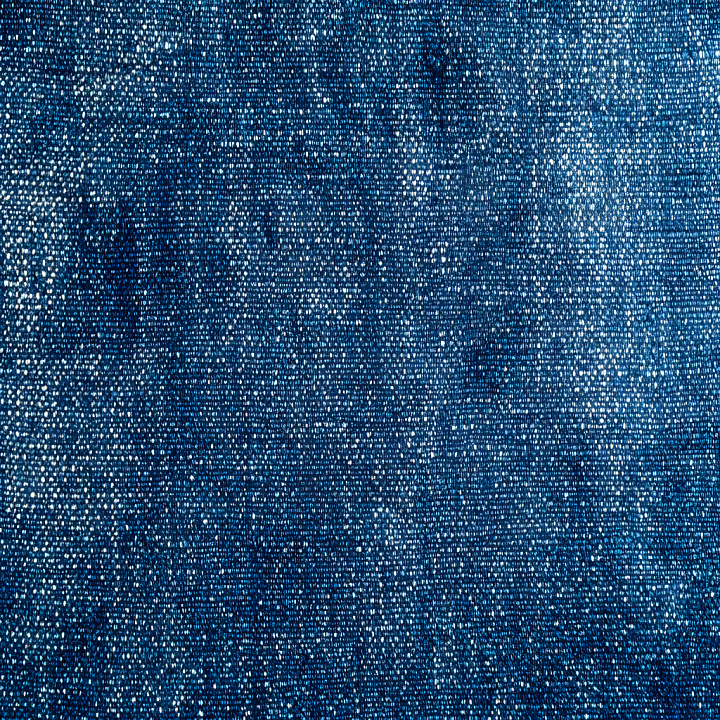 Cracked Denim Fabric with Blue Tones and Distressed Worn Look seamless PBR texture preview