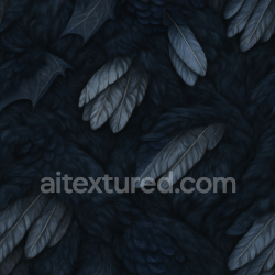 seamless Seamless 3d texture pbr 8k bat fur and owl feathers for dark Halloween creatures texture 8k free download PBR