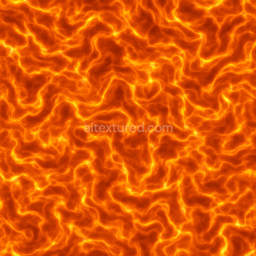 Bright Molten Surface Texture