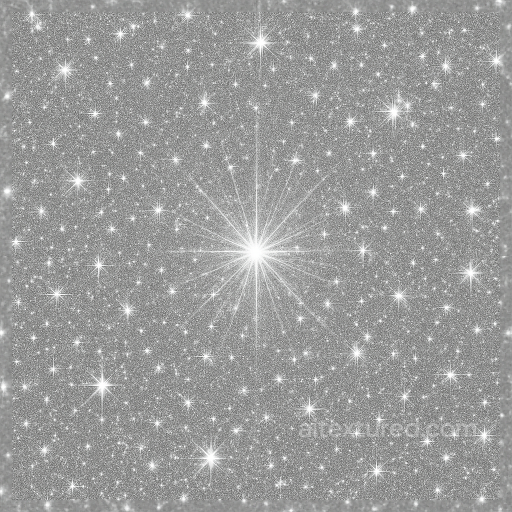 Sparkling Silver Starburst Pattern seamless New Year PBR texture