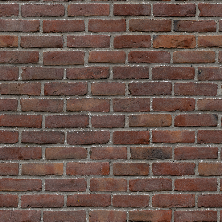 Red Brick - Red Industrial Factory Brick Albedo Normal seamless PBR texture preview