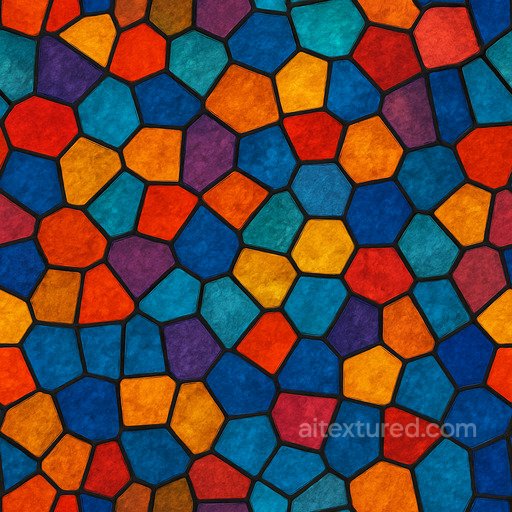 Synthetic Stained Glass Seamless Texture seamless Glass PBR texture