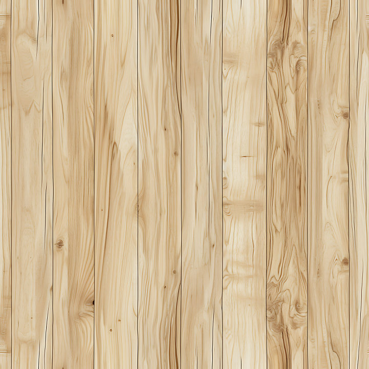 Light Ash Wood Planks with Natural Grain and Knots seamless PBR texture preview