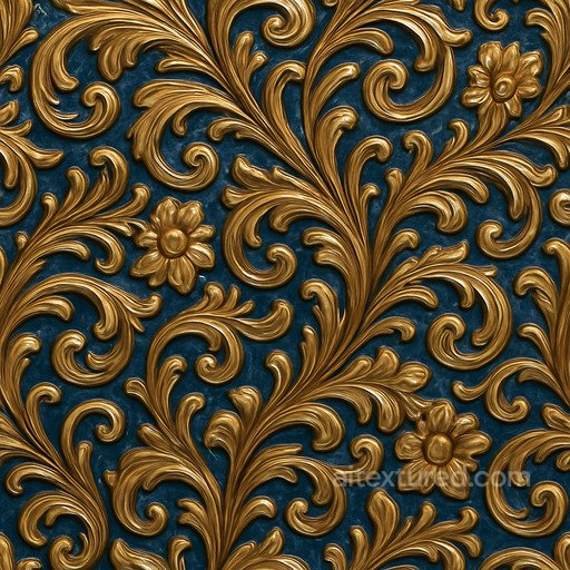 Ornate Glossy Paint Seamless Texture seamless Paint-coating PBR texture
