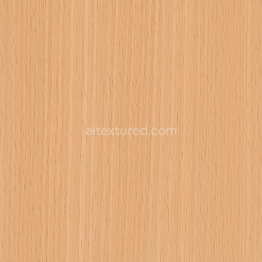 Seamless 3d texture PBR 8k Beech wood with fine grain and clear finish