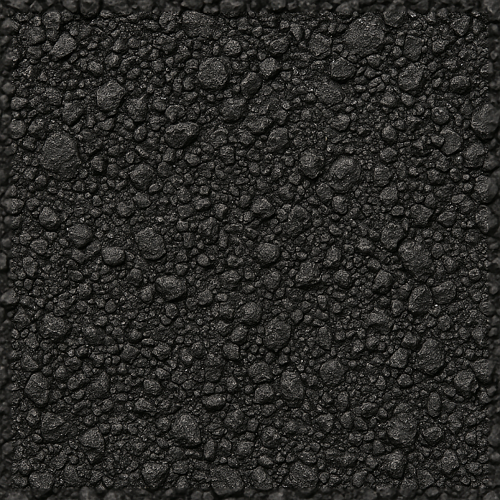 Coal Granules Surface Rough Compacted Black seamless PBR texture preview