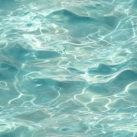 Water PBR Texture of Clear Pool Water with Subtle Ripple Patterns Water texture preview