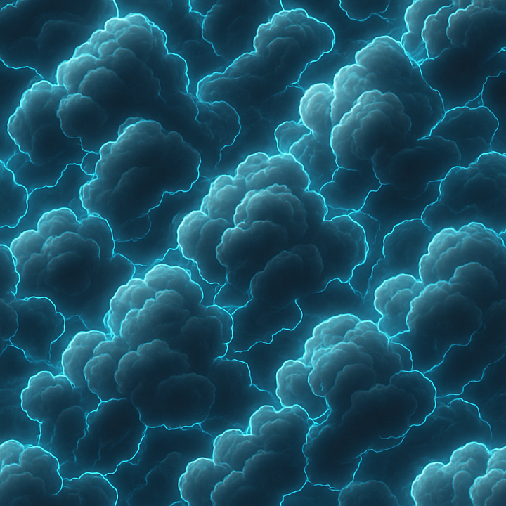 Futuristic Storm Cloud seamless PBR texture preview