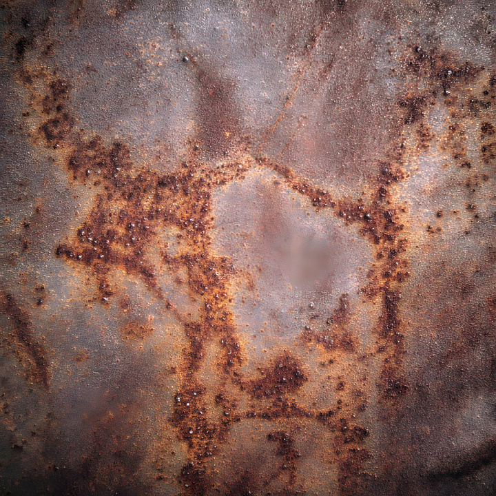 Rusted Metal with Corrosion and Pitted Details seamless PBR texture preview