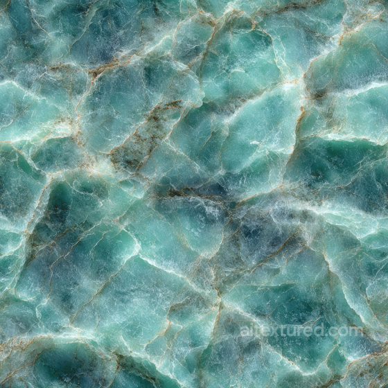 Translucent Green Marble Stone PBR Texture with Natural Veining Stone texture preview