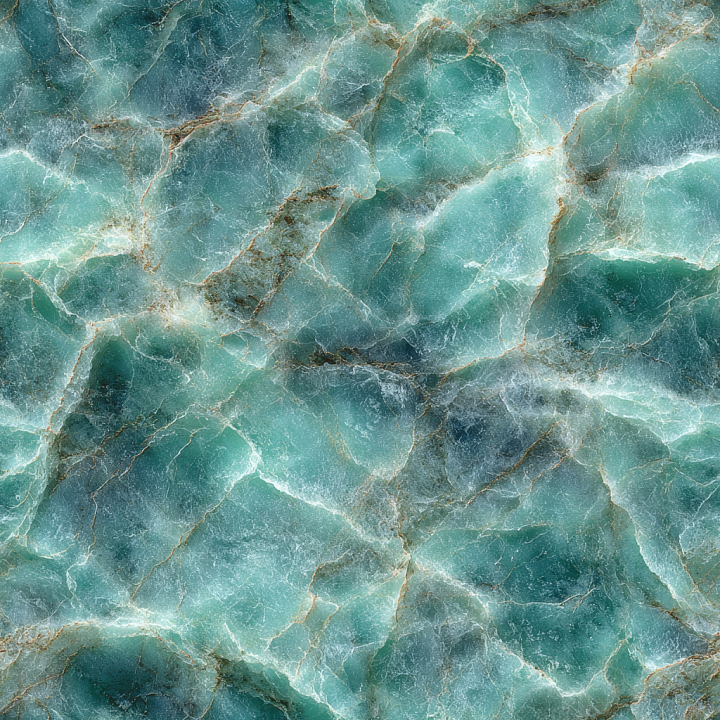 Translucent Green Marble Stone with Natural Veining seamless PBR texture preview