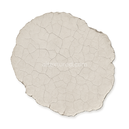 Cracked Painted Wall Fragment