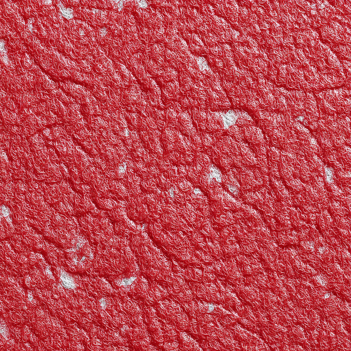 Felt Featuring Dense Red Fibers with White Speckles seamless PBR texture preview