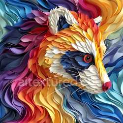 seamless Seamless 3D PBR Texture Featuring Multicolored Stylized Animal Fur Pattern texture 8k free download PBR