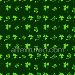 seamless Seamless 3D PBR Texture Featuring Green Clover Leaf Pattern on Dark Background texture 8k free download PBR