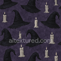 seamless Seamless 3d texture pbr 8k witch hat fabric with spooky purple hues texture 8k free download PBR