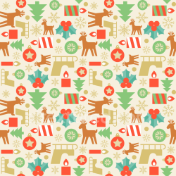 seamless Seamless 3D PBR Texture of Colorful Christmas Digital Paper Pattern texture 8k free download PBR