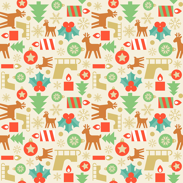 All Christmas Digital paper of Colorful Christmas Digital Paper Pattern seamless PBR texture preview