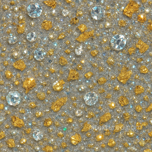 Sparkling Gems Reflective Glitter Metallic Flakes seamless New Year PBR texture