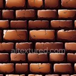 seamless Seamless 3D Cracked Red Brick Wall PBR Texture with Chipped Edges and Deep Cracks texture 8k free download PBR