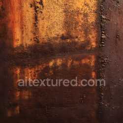 seamless Seamless 3D Cracked and Pitted Rusty Metal PBR Texture with Deep Corrosion texture 8k free download PBR
