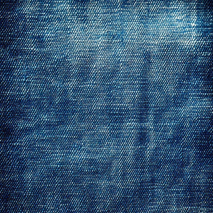 Cracked Denim Fabric With Distressed Blue Pattern seamless PBR texture preview