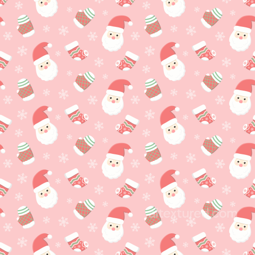 All Christmas Digital paper Texture of Pink Christmas Digital Paper Featuring Santa and M… seamless All Christmas Digital paper PBR texture