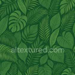 seamless Fine Tropical Leaves Texture Seamless texture 8k free download PBR