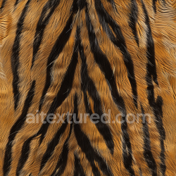 seamless Seamless 3D Tiger Fur Leather PBR Texture with Detailed Hair Strands and Natural Color Variations texture 8k free download PBR