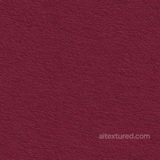 Burgundy Pebbled Leather PBR Texture with Natural Grain Detail Leather texture preview