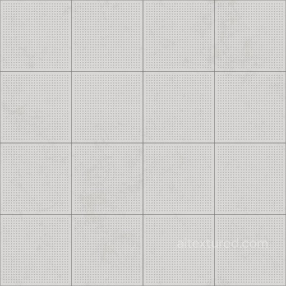 Perforated Metal Ceiling Panel | Free PBR Metal texture preview