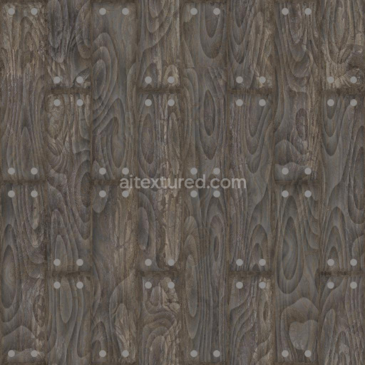 Nailed Wood Plank Texture | Free PBR