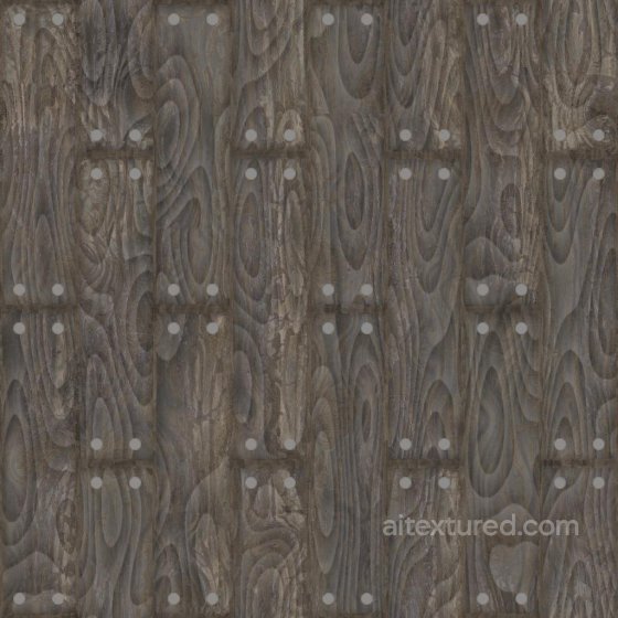 Nailed Wood Plank Texture | Free PBR Wood texture preview