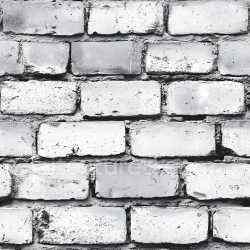 seamless Seamless 3D Cracked White Brick Wall PBR Texture with Weathered Surface texture 8k free download PBR