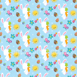 seamless Seamless 3D PBR Easter bunny and carrot digital paper texture texture 8k free download PBR