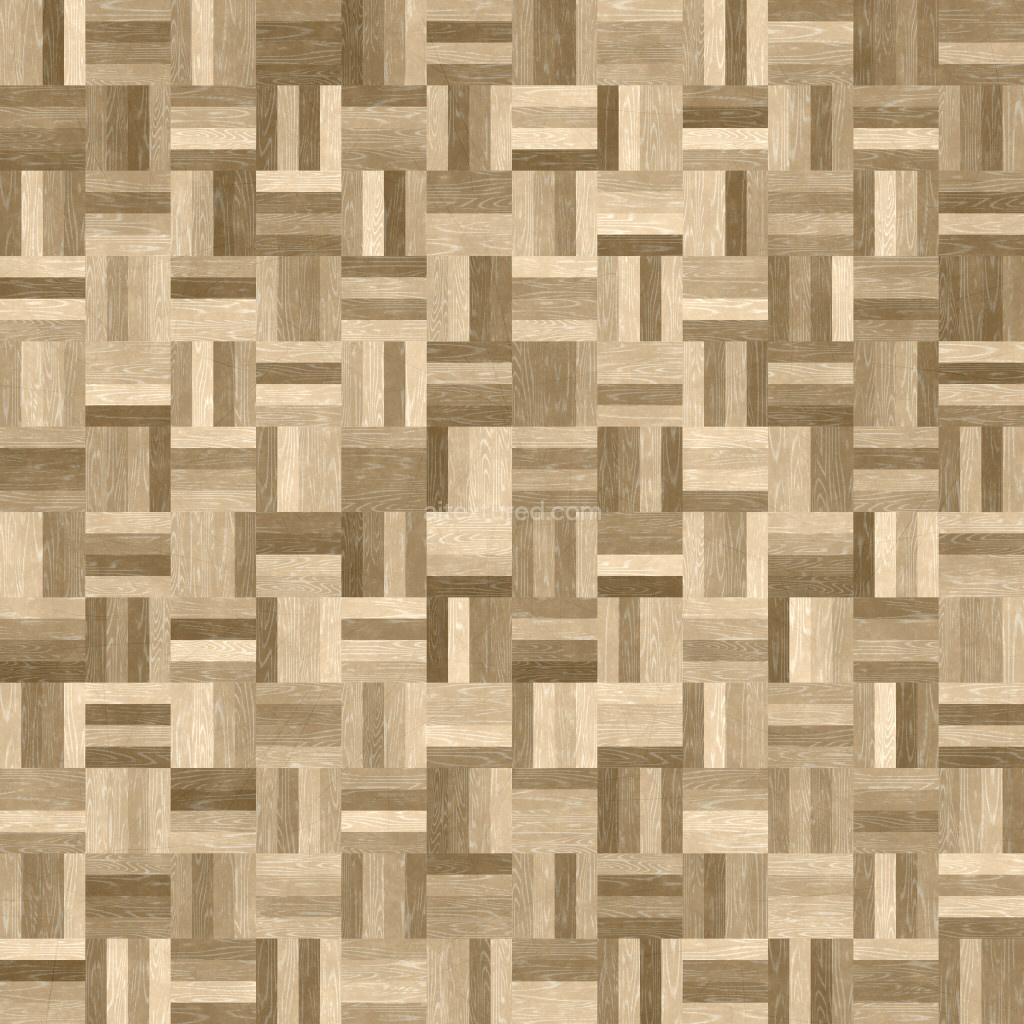 Seamless wood floor PBR texture with natural grain pattern