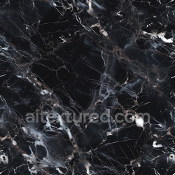 seamless Seamless 3D PBR Texture of Atlantic Black Natural Marble with Intricate Veins texture 8k free download PBR