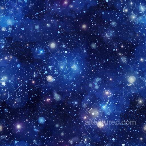 Space PBR Texture Featuring Glowing Starfield and Cosmic Dust seamless Star, space, planets PBR texture