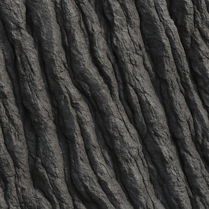 Realistic Basalt Flow seamless PBR texture preview