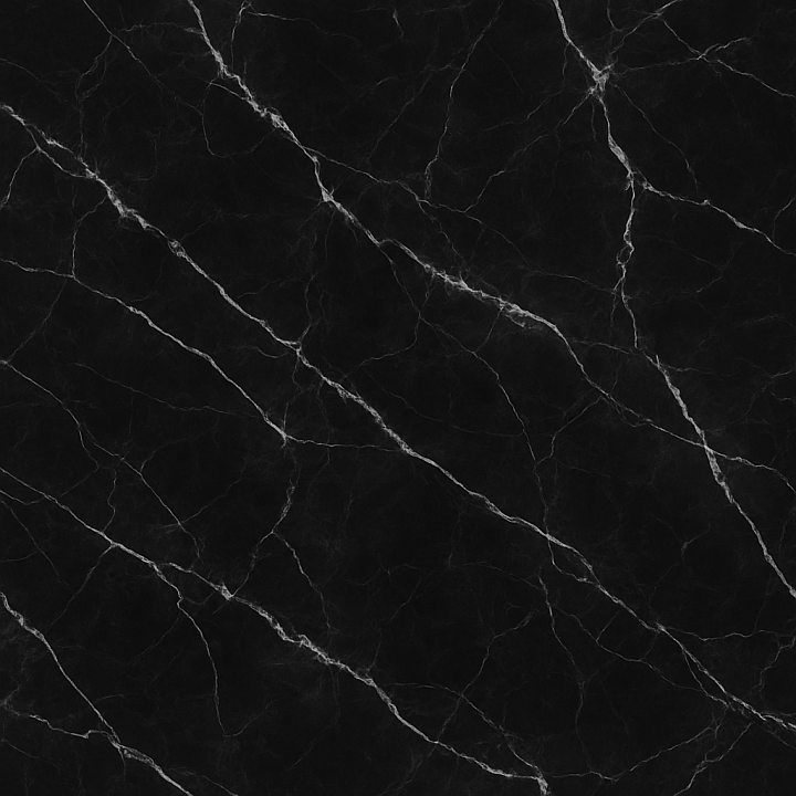 Clean Black Marble seamless PBR texture preview